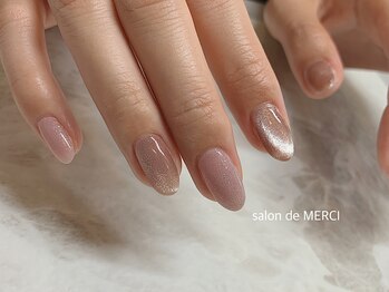 サロン ド メルシー(Salon de MERCI)/ワンカラー×マグネットネイル☆
