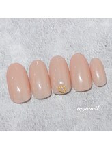 たゆ ネイル(たゆnail)/パラジェル新色ベージュネイル