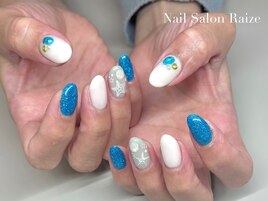 フラッシュネイル/夏ネイル