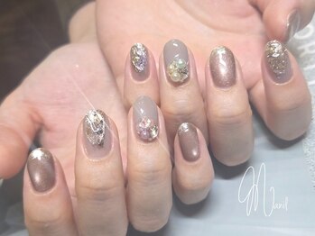 マニル アンド ネトラ(manil & netola)/大人スモーキー×キラキラネイル