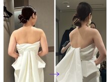 テールボーテ(Terre beaute)の雰囲気（姿勢と肩まわりを整えると【ドレス映えする】後ろ姿になります♪）