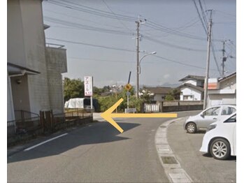 プライベートサロン アズール(Azul)/サロンへの道順1