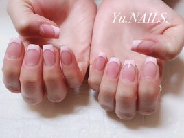 ベイビーピンク◎フレンチネイル