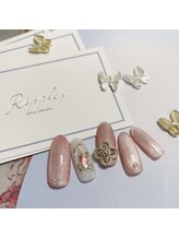 リップルズ(Ripples)/春のマグネットネイル