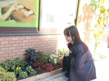 ほぐし処 癒よし/お花も楽しんで下さいね。
