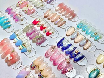 ネイルサロン チュチュ(Nail Salon Chu Chu)の写真/【定額がオススメ★】スピーディーで高技術!!シンプル~トレンドデザインまで◎お気に入りを見つけよう♪