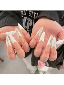 レアレアショップ(le'a le'a _s.)/no_nno. 白フレンチネイル