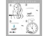 【LEDマツエク】フラットラッシュ140本【3階コトネ】