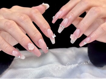 ネイルアンドアイラッシュ シシュ なんば本店(nail&eyelash SyiSyu)/レースネイル
