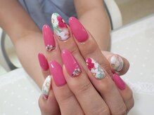 ネイルサロンアンドスクール ノーブ(no bu)/【OrderNail】お花ネイル