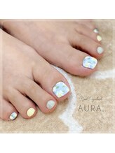 ネイルアンドアイラッシュ アウラ(AURA)/プルメリアネイル☆