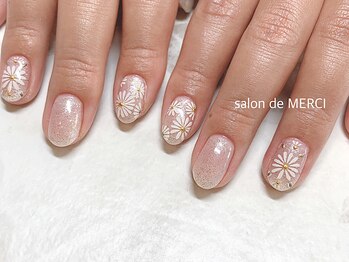 サロン ド メルシー(Salon de MERCI)/お花ネイル☆