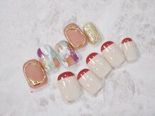 ラルネイル 大宮(Lull. nail)/＊カラフル＊マーブル＊