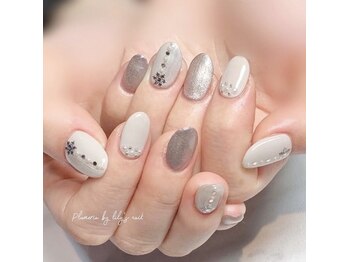 プルメリア バイ リリーズ ネイル(Plumeria By Lily's Nail)/定額アートジェルネイル¥5980～