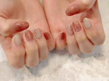 ラルネイル 大宮(Lull. nail)/＃ニュアンス＃フラワー