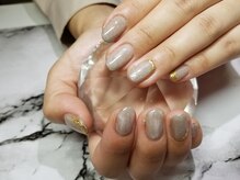 シュガーネイル(sugar nail)/ミラーアレンジネイル