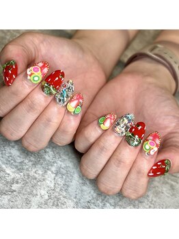 ダリア(Dahlia)/フルーツネイル