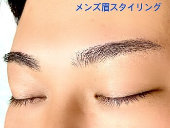 ミニョンアイラッシュデザインサロン くずは店/【メンズ眉スタイリング】