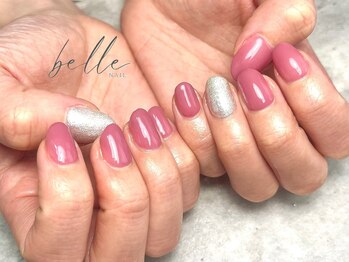 ベルネイル(belle nail)/ワンカラー＋1色追加ネイル