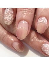 ブラウ ネイル パーティー(Blau Nail Party)/雪の結晶デザイン/冬ネイル