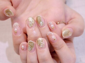 ラルネイル 大宮(Lull. nail)/*ニュアンス*クリアシェル*