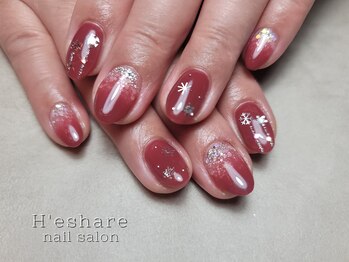 逆ラメグラデ×カラグラデ