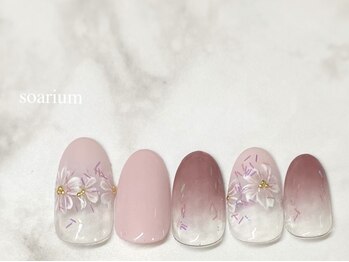 ソアーリウム 恵比寿(soarium)/桜ネイル