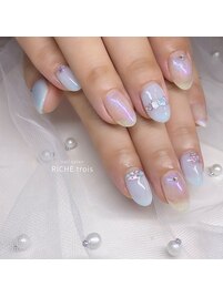 さわやか♪ブルーシェルネイル！