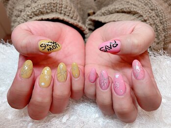 レアネイル 新宿(le'a nail)/手描きアートネイル