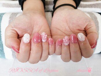 リオッサ オブ ラグーン(RIOSSA of Lagoon)/埋め尽くしｘ乙女デートネイル