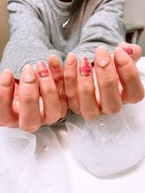 タータンチェックネイル8,800円