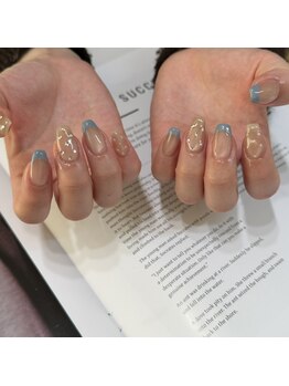 シアン(cyaan)/春色ブルーフレンチ