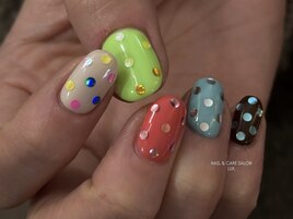 ニュアンス｜カラフル｜ドット