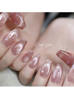 セジョリ(C'est joli)の写真/韓国産マグネットジェル多数！直接買い付けの希少カラーで差をつける♪うる艶ネイル体験◎