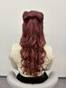 【リボンアレンジヘアセット】¥4400 30分
