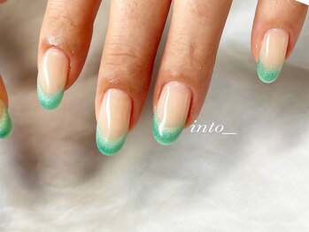 ネイルサロン イントゥ(into_)/マグネット　ミントグリーン