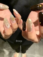 フリープ タクタ(freep tacta)/ニュアンスネイル/秋ネイル