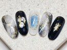ニュアンス宝石ネイル