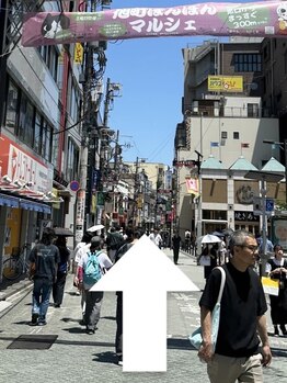 ライズ/サロンまでの道のり