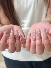 ネコ(Neko)/レオパード　ヒョウ柄　ガーリー