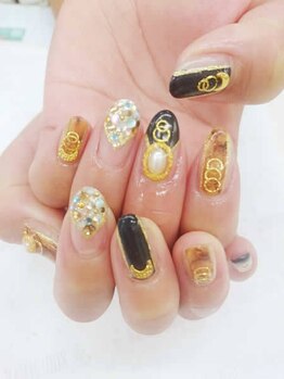 ネイリシャス(NAILICIOUS)/辛口べっこうネイル