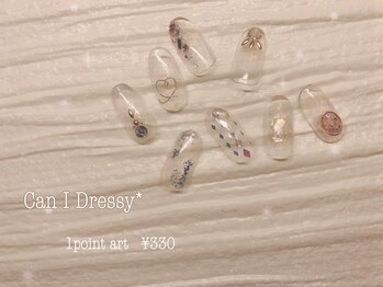 キャンアイドレッシー 本庄上里店(Can I Dressy)/ワンポイントアート