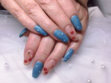 ネイルサロン リン(Lin)/さくらんぼ　水滴