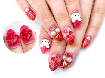 ネイルコレクション ピンク(Nail Collection Pink)/ジェル定額￥9990★３Ｄくま