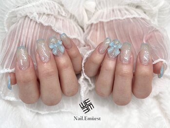 ネイル エミュスト(Nail Emuest)/リボンネイル/韓国ネイル
