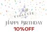 [バースデークーポン] 10％ オフ♪