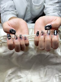 ☆痛ネイル2本とワンカラー