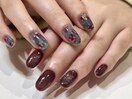 ニュアンスお花とフラッシュ