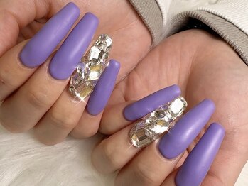 パープルマット埋め尽くし