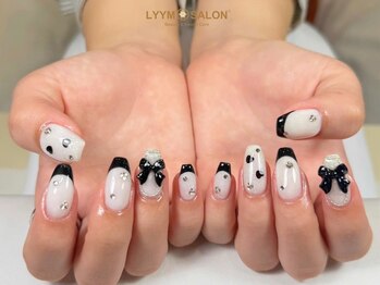 リームサロン 池袋店(LYYM SALON)/モノトーン×リボン